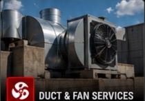 Commercial kitchen exhaust fan service