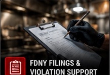 FDNY filing and violation support