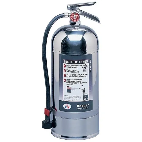 Badger Extra 6 Litre Wet Chemical Class K Fire Extinguisher
