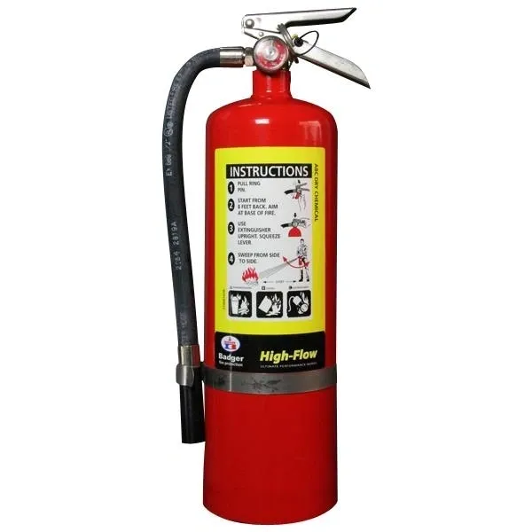 Badger Extra 10 lb. High Flow ABC Dry Chemical Fire Extinguisher